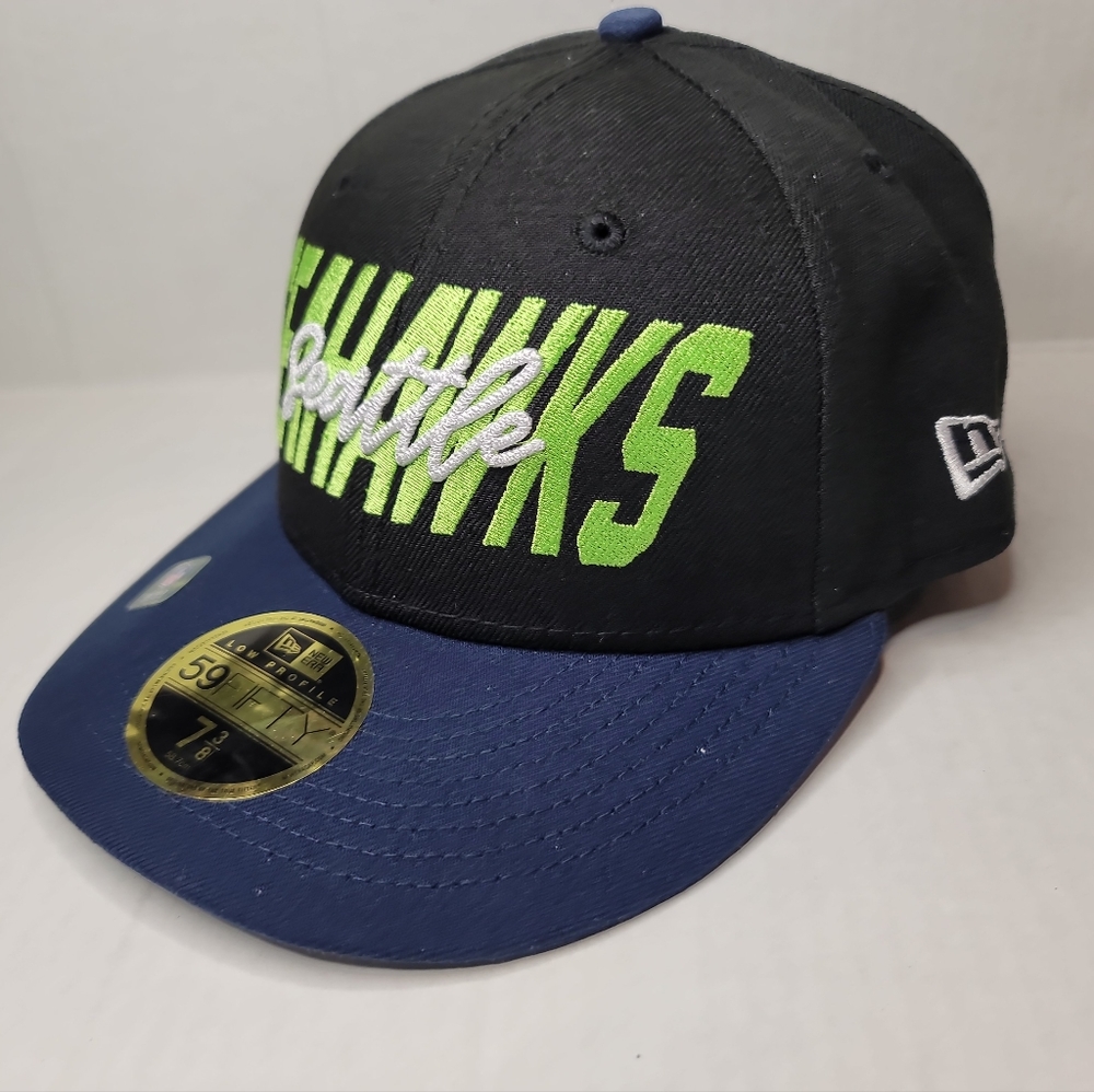 Seattle Seahawks New Era 2022 NFL Draft 59FIFTY Low Profile Size 7-3/8 Cap Hat